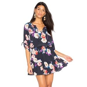 Yumi Kim Steffee Silk Dress in Rosewood, S